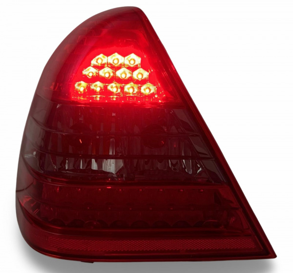 LED Upgrade Design Rückleuchten für Mercedes Benz C-Klasse W202 Limousine 93-00 rot/rauch