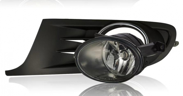 Upgrade Design Nebelscheinwerfer Set für VW Golf 6 (VI) / Jetta IV / Tiguan 5N / Beetle 5C 10+ schwarz/Klar Inkl. Blenden