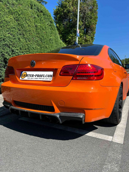 LED Lightbar Design Rückleuchten für BMW 3er E92 Coupe 06-10 rot/klar LCI Optik