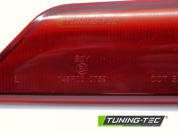 Upgrade Design LED Lightbar Bremsleuchte für Ford Transit Custom Doppeltürer 12+ rot