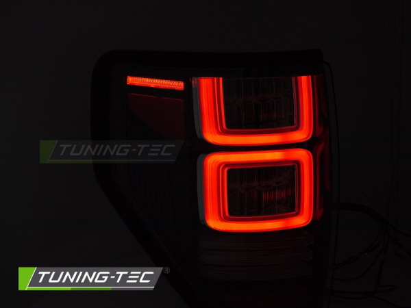 VOLL LED Upgrade Design Rückleuchten Set für Ford F150 MK12 08-14 schwarz/rot mit dyn. Blinker