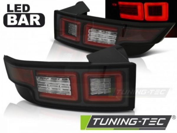 LED Lightbar Design Rückleuchten für Land Rover / Range Rover Evoque 11-18 schwarz