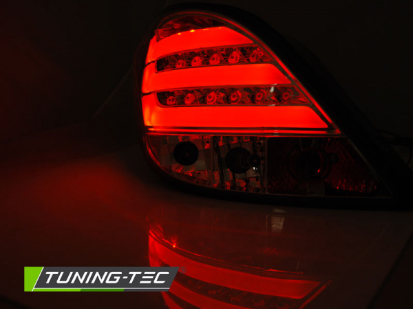 LED Lightbar Design Rückleuchten für Peugeot 207 06-09 rot/weiß