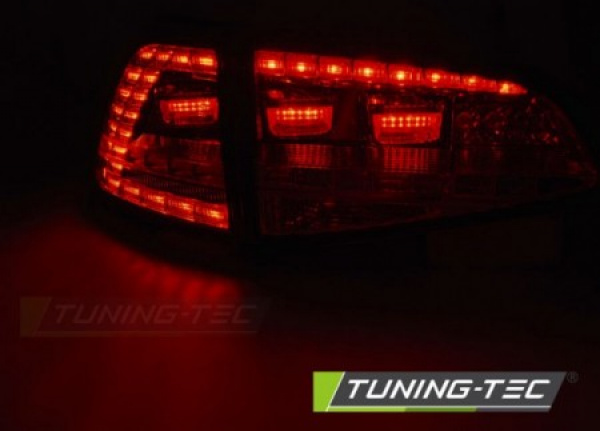 LED Rückleuchten für VW Golf 7 (VII) 13-17 schwarz/klar im GTI-Sport Design